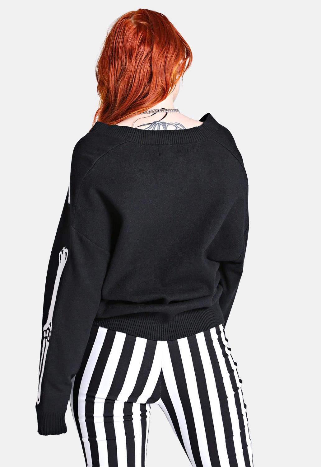 Skeleton Cardigan sold by Damaged Society product image thumbnail 2