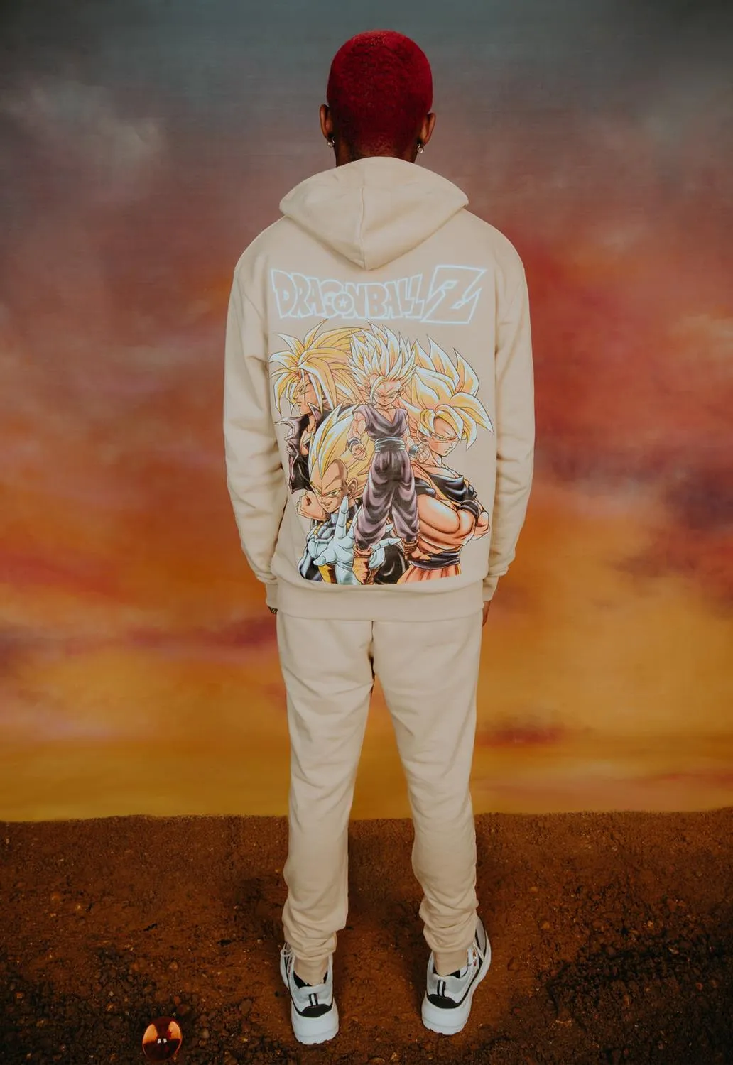 Super Saiyan Hoodie sold by Damaged Society product image thumbnail 3