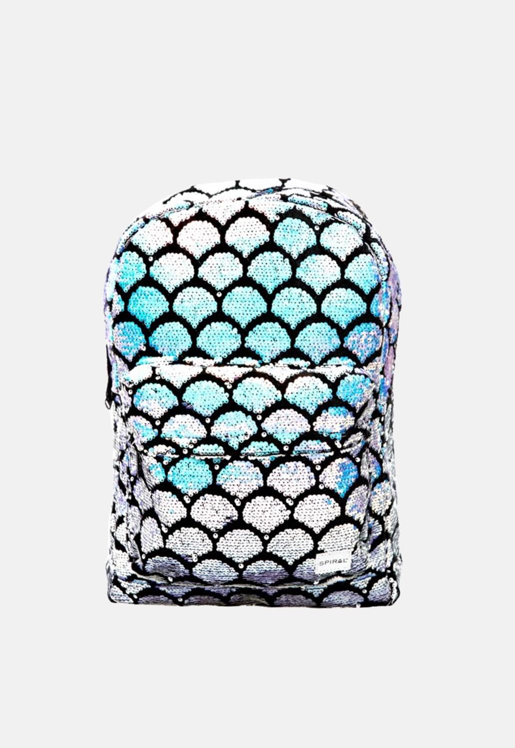 Iridescent Shell Sequins Backpack sold by Damaged Society