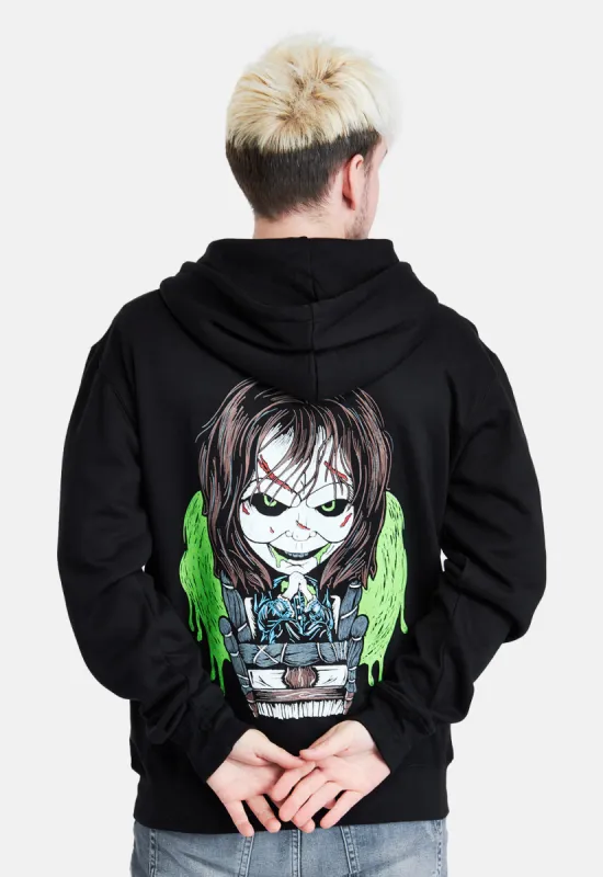 Possessed Zip Hoodie sold by Damaged Society