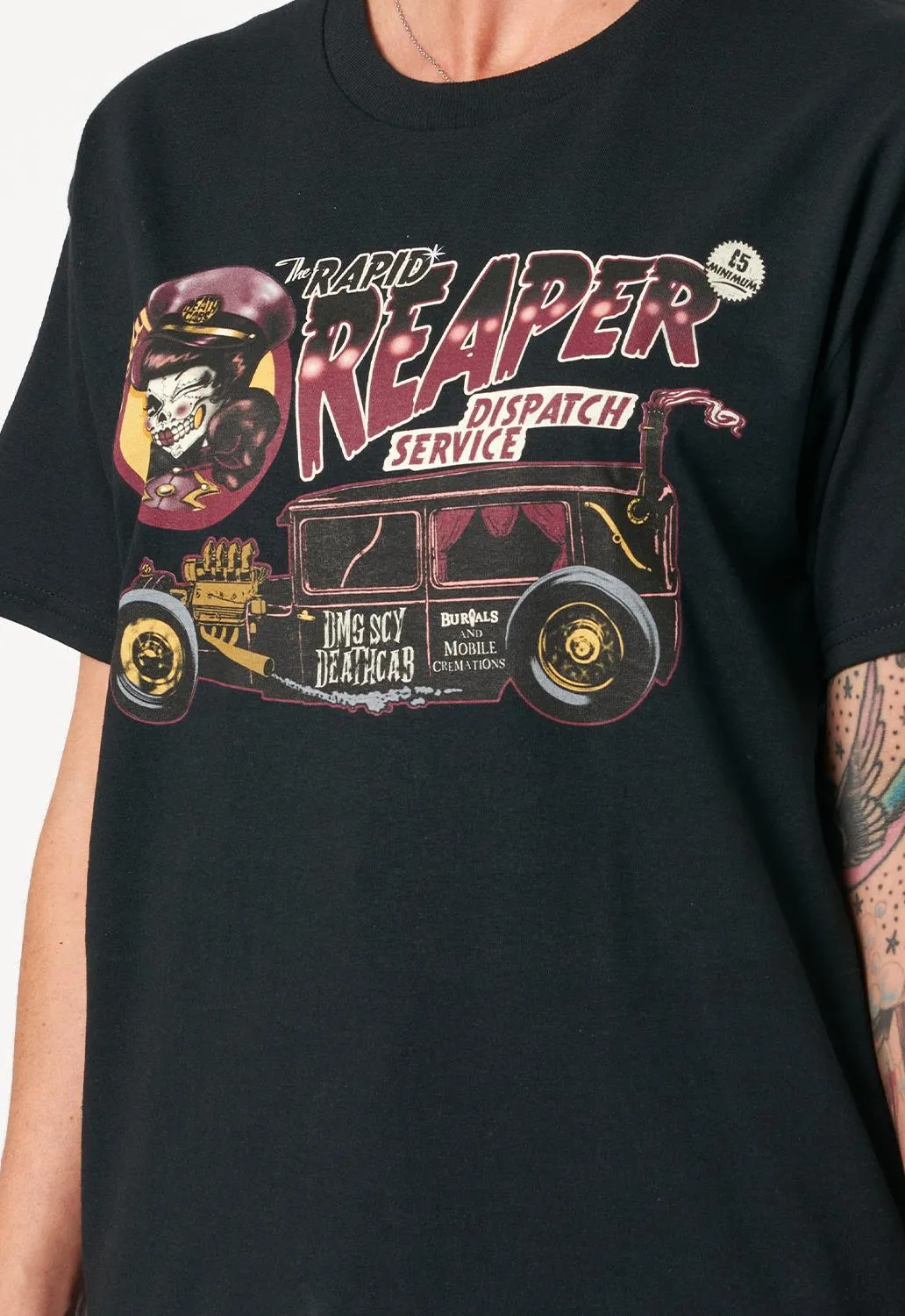 Deathcab Dolly T-Shirt sold by Damaged Society product image thumbnail 3