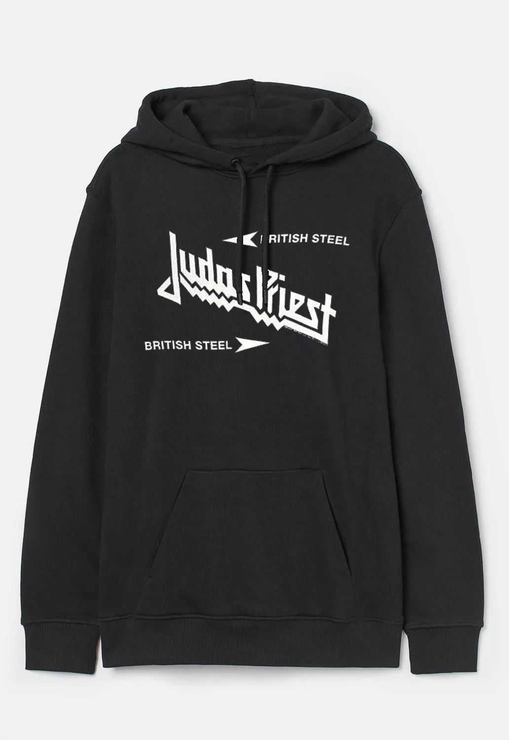 British Steel Logo Hoodie sold by Damaged Society