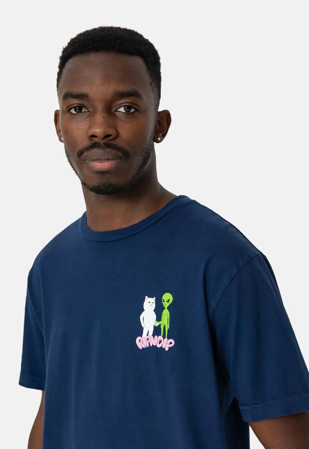 Hand Shake T-Shirt sold by Damaged Society product image thumbnail 3