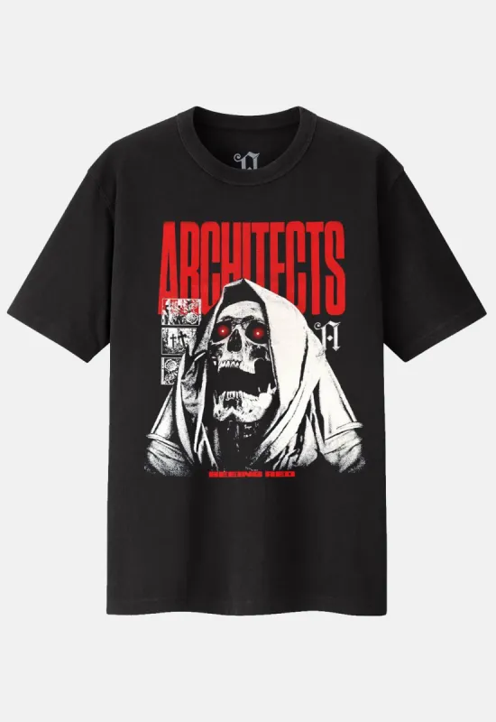 Death Seeing Red T-Shirt sold by Damaged Society