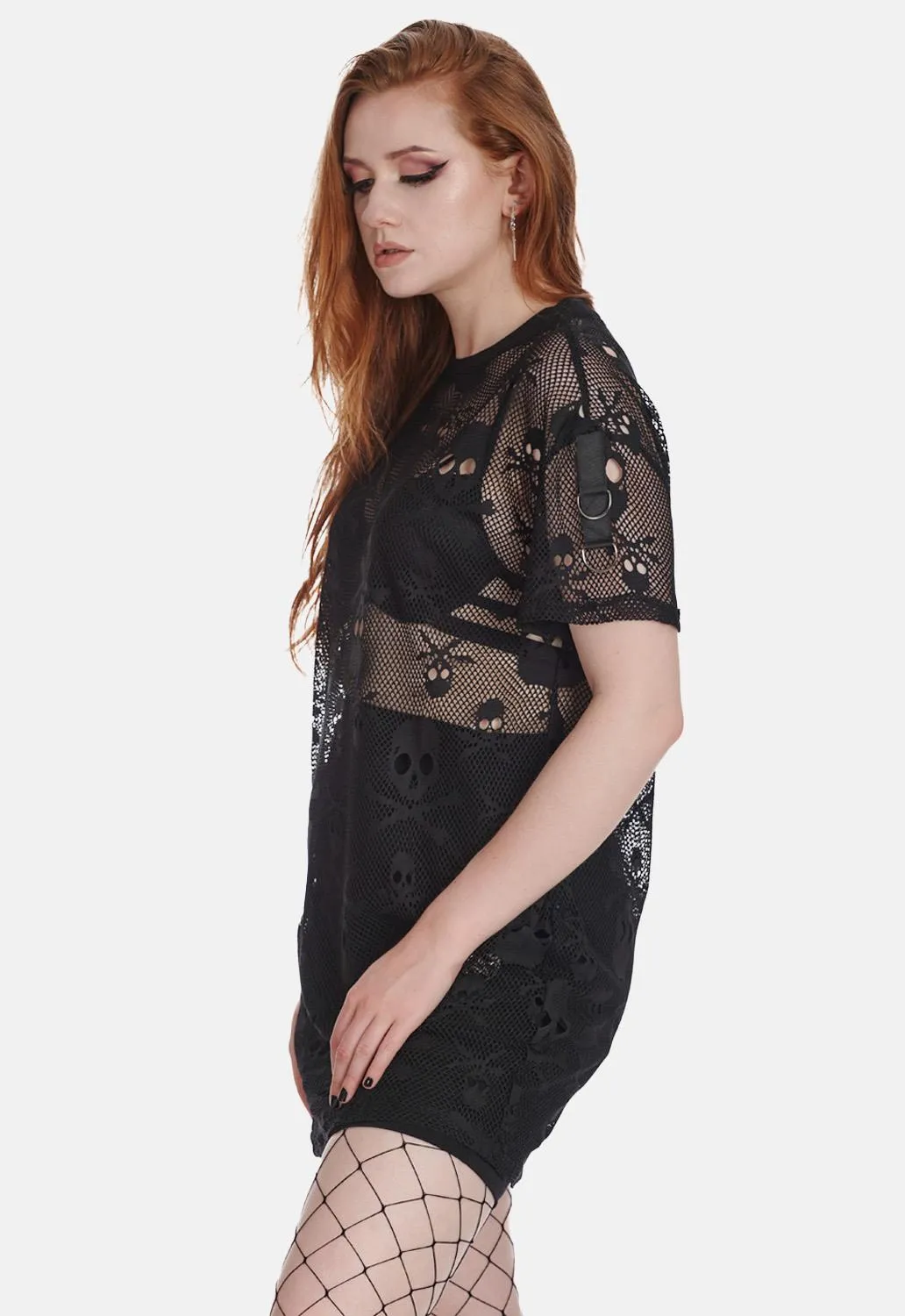Keiko Net Dress sold by Damaged Society product image thumbnail 2