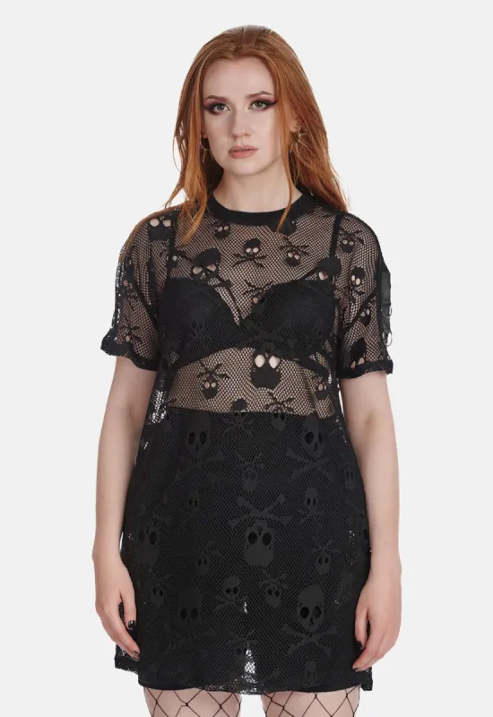 Keiko Net Dress sold by Damaged Society