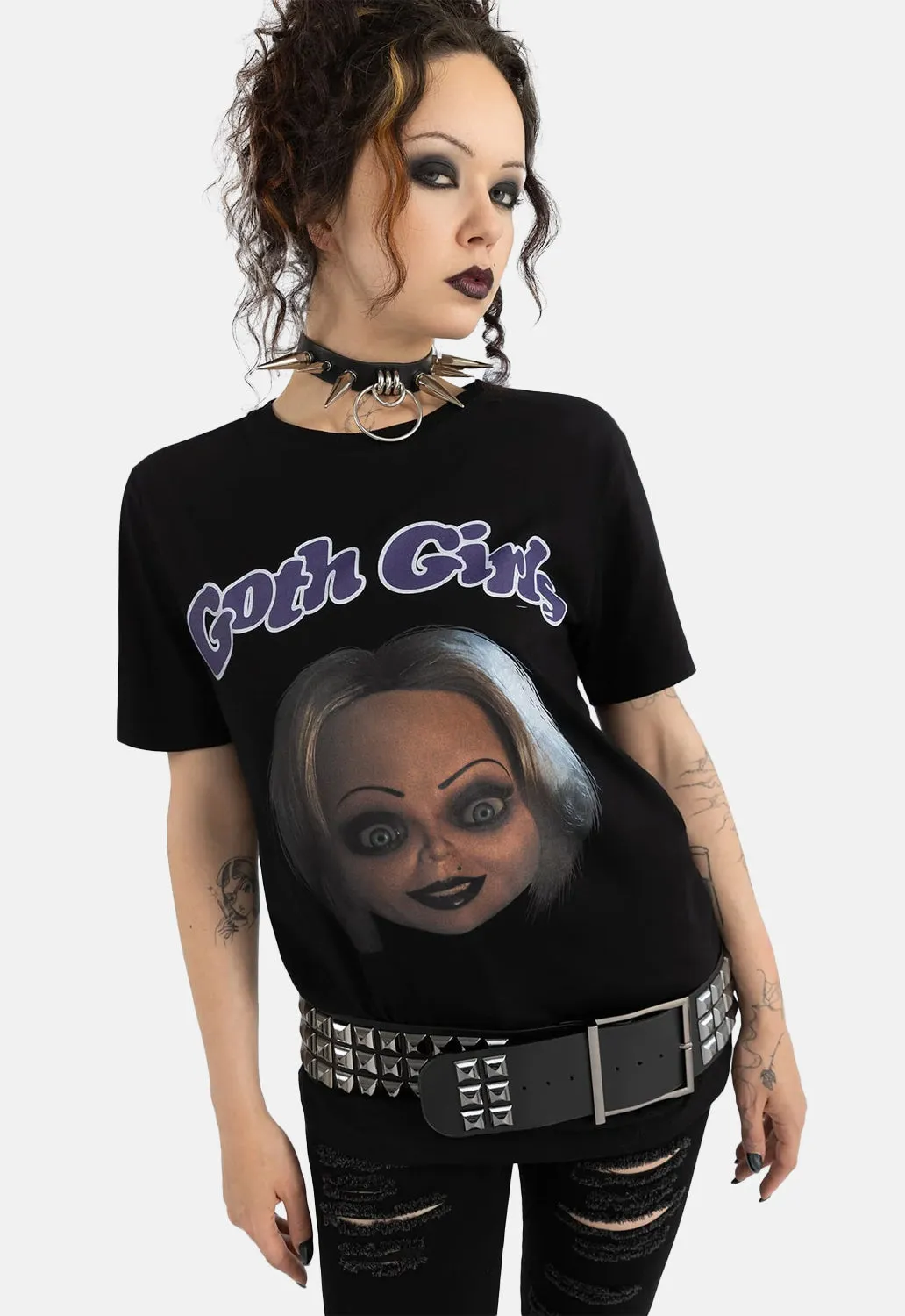 Goth Girls T-Shirt sold by Damaged Society product image thumbnail 2