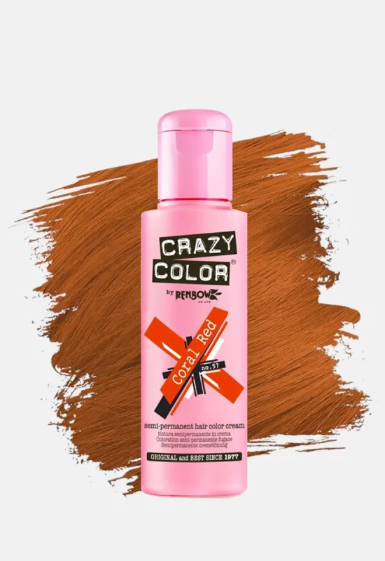 Coral Red Hair Dye sold by Damaged Society