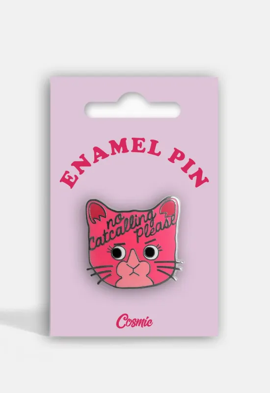 Catcalling Pin sold by Damaged Society