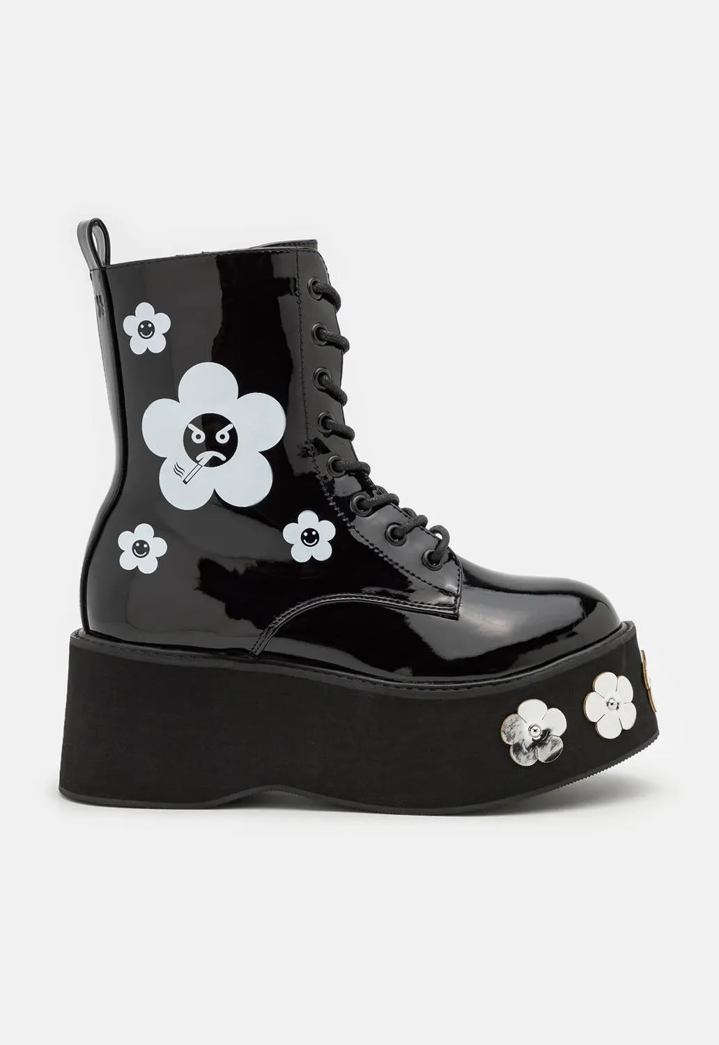 Silent Screams Platform Boots sold by Damaged Society
