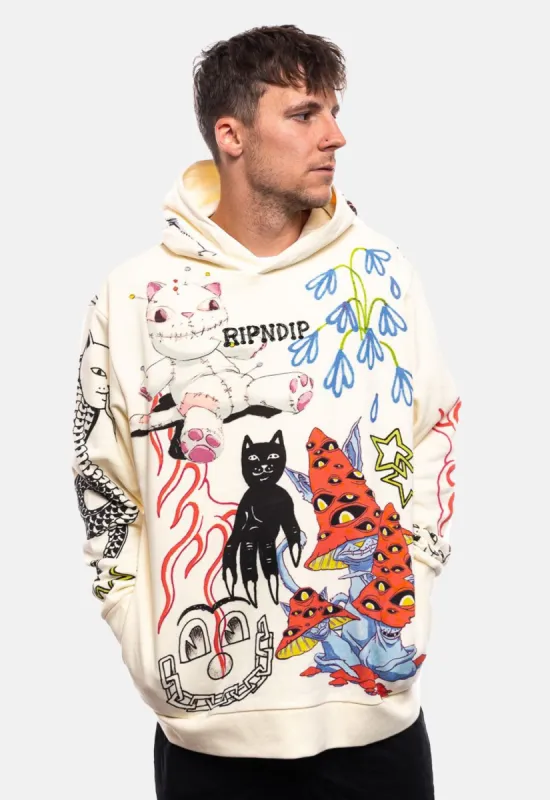 Travis Hoodie sold by Damaged Society