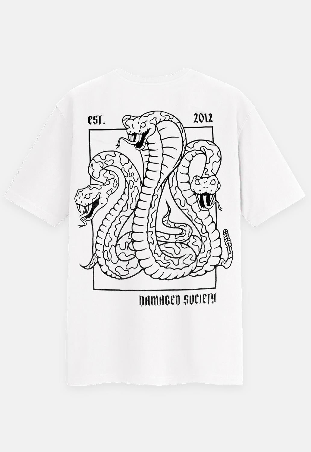 Serpents T-Shirt sold by Damaged Society product image thumbnail 2