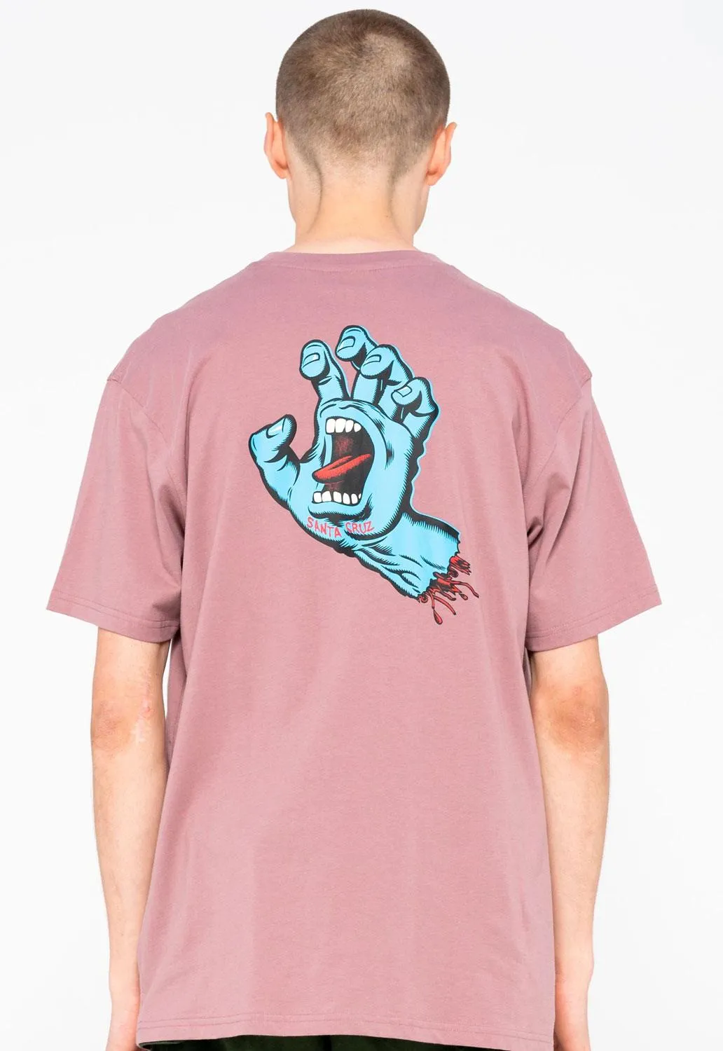 Screaming Hand Chest T-Shirt sold by Damaged Society product image thumbnail 2