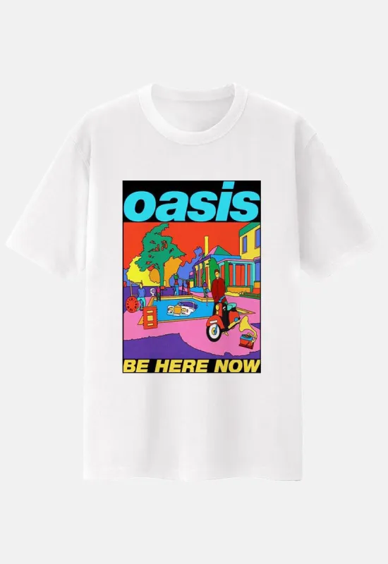 Be Here Now Illustration T-Shirt sold by Damaged Society