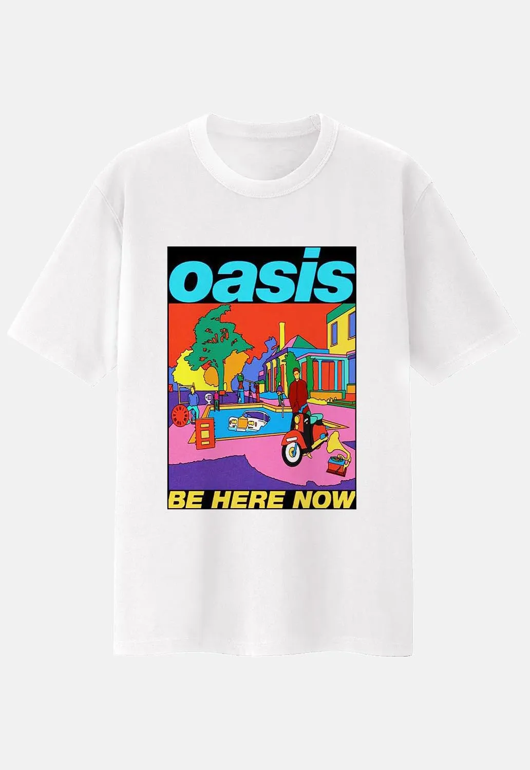 Be Here Now Illustration T-Shirt sold by Damaged Society