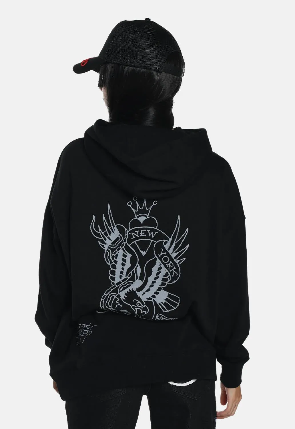 NYC Mono Hoodie sold by Damaged Society product image thumbnail 2
