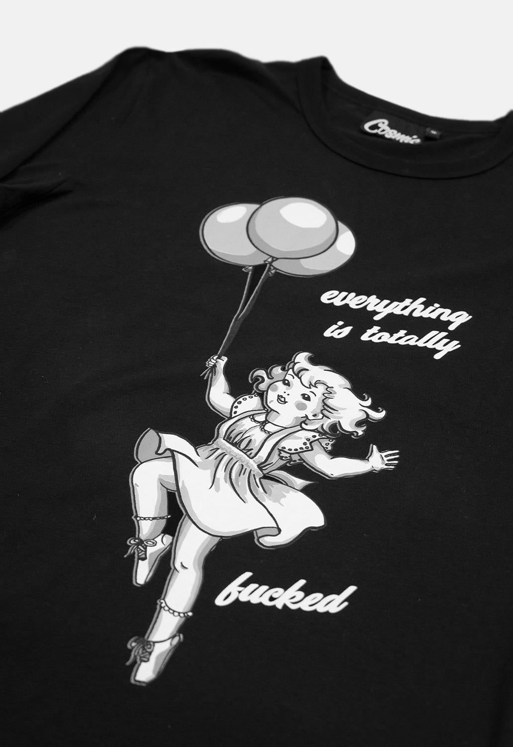 Everything's Fine Long Sleeved Top sold by Damaged Society product image thumbnail 3