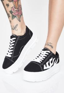 Furies Flames Chunky Trainers sold by Damaged Society
