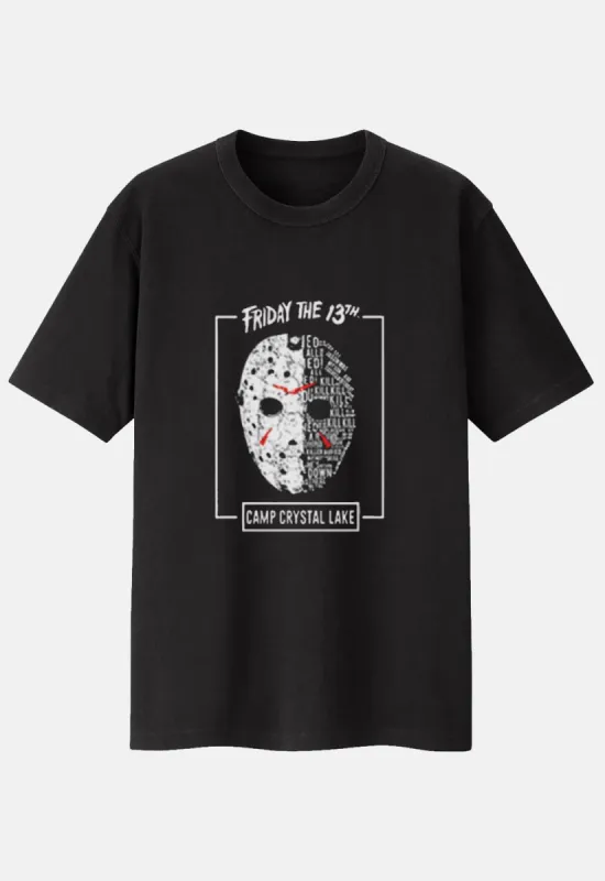 Crystal Lake Mask T-Shirt sold by Damaged Society