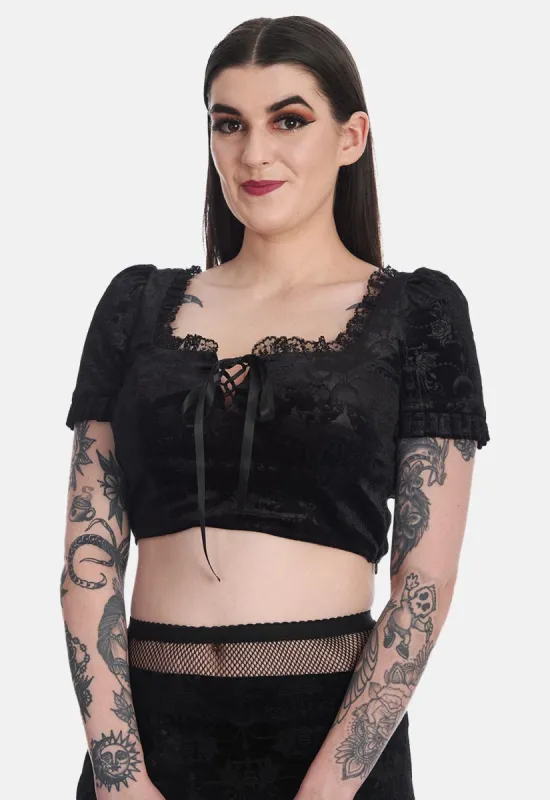 Chandelier Round Neck Top sold by Damaged Society