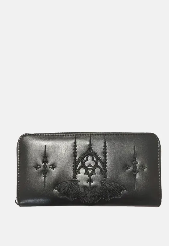 Gothic Bat Wallet made by Damaged Society