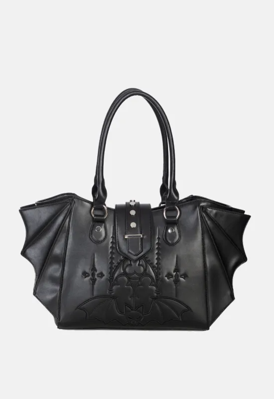 Gothic Bat Tote Bag sold by Damaged Society