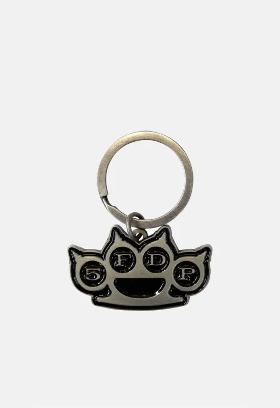 Knuckles Cut-Out Keyring sold by Damaged Society