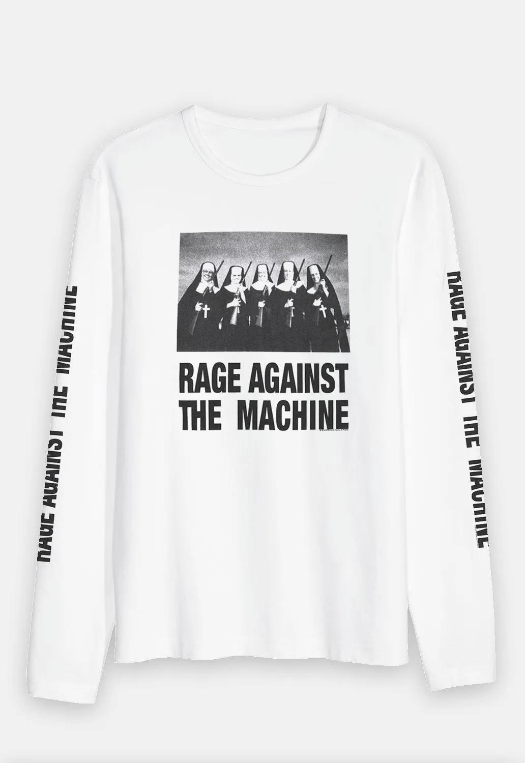 Nuns & Guns Long Sleeved Top sold by Damaged Society