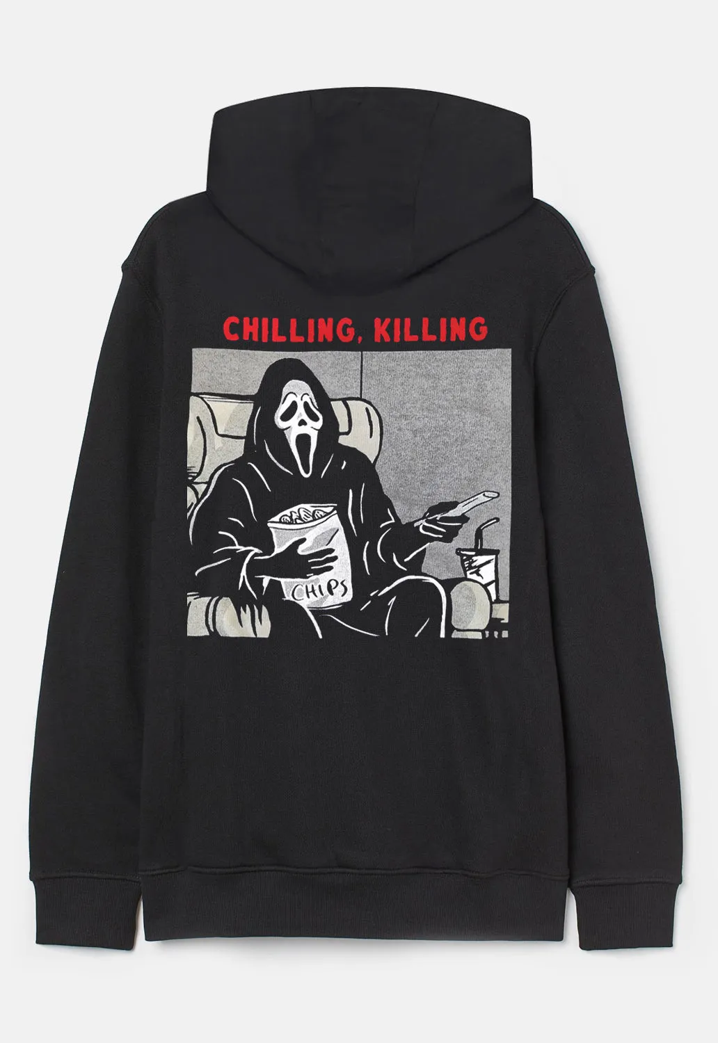 Chillin' Hoodie sold by Damaged Society product image thumbnail 2