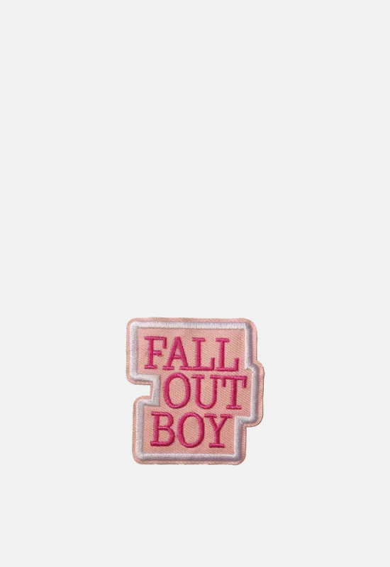Pink Logo Patch sold by Damaged Society