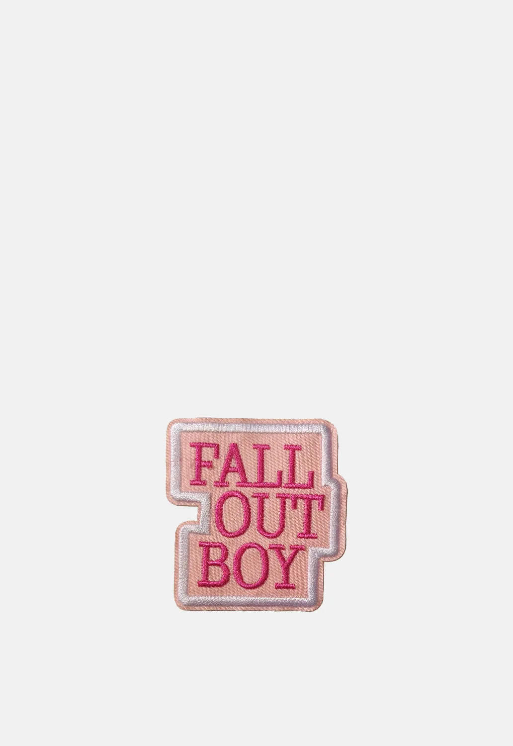 Pink Logo Patch sold by Damaged Society