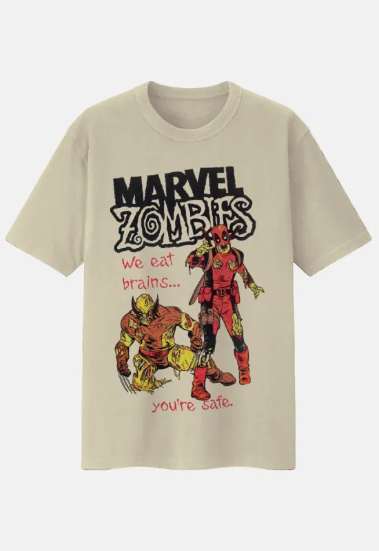 Deadpool & Wolverine Zombies T-Shirt sold by Damaged Society