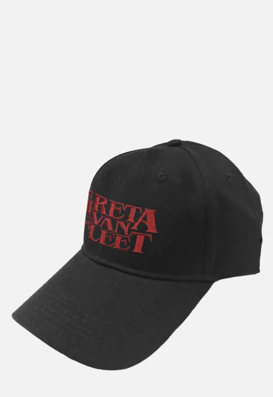 Red Logo Cap sold by Damaged Society