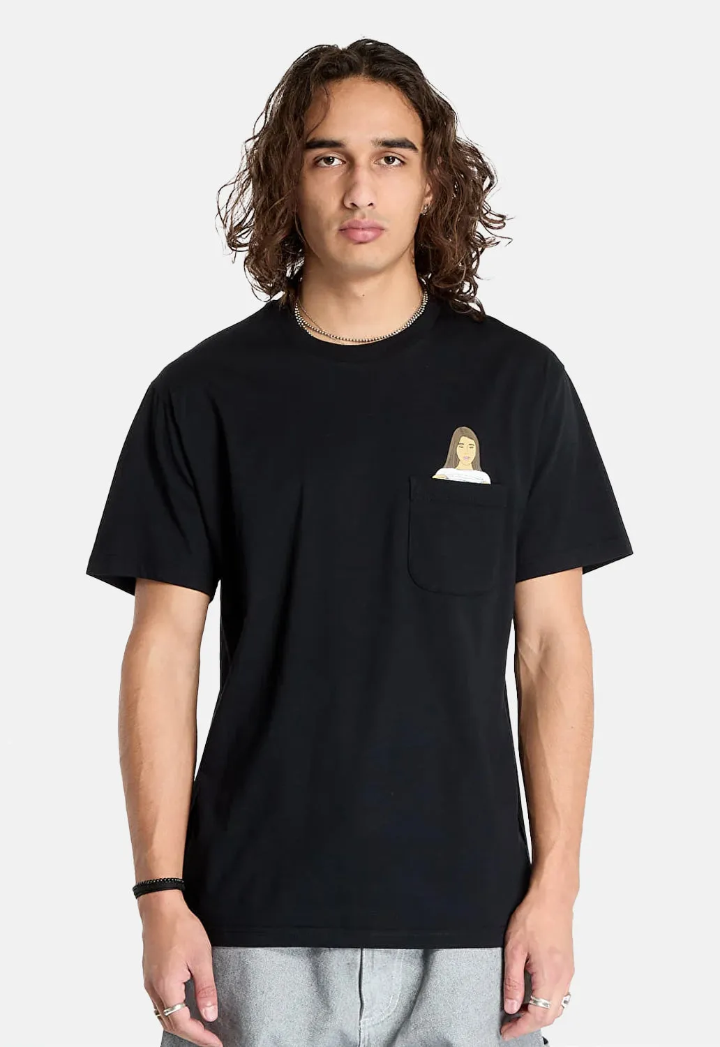 Flash Kitty Pocket T-Shirt sold by Damaged Society