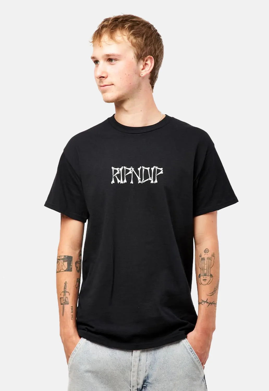 Bones T-Shirt sold by Damaged Society product image thumbnail 2