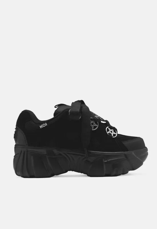 Necromancer Chunky Trainers sold by Damaged Society