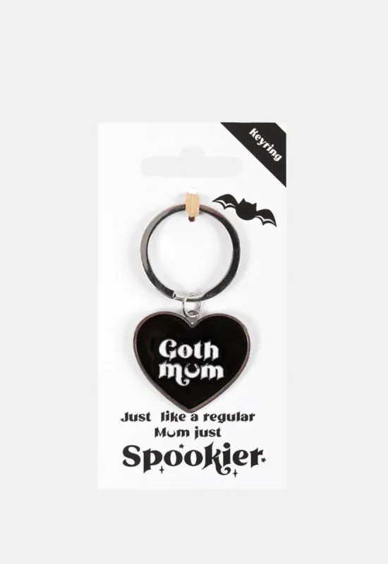 Goth Mum Keyring sold by Damaged Society