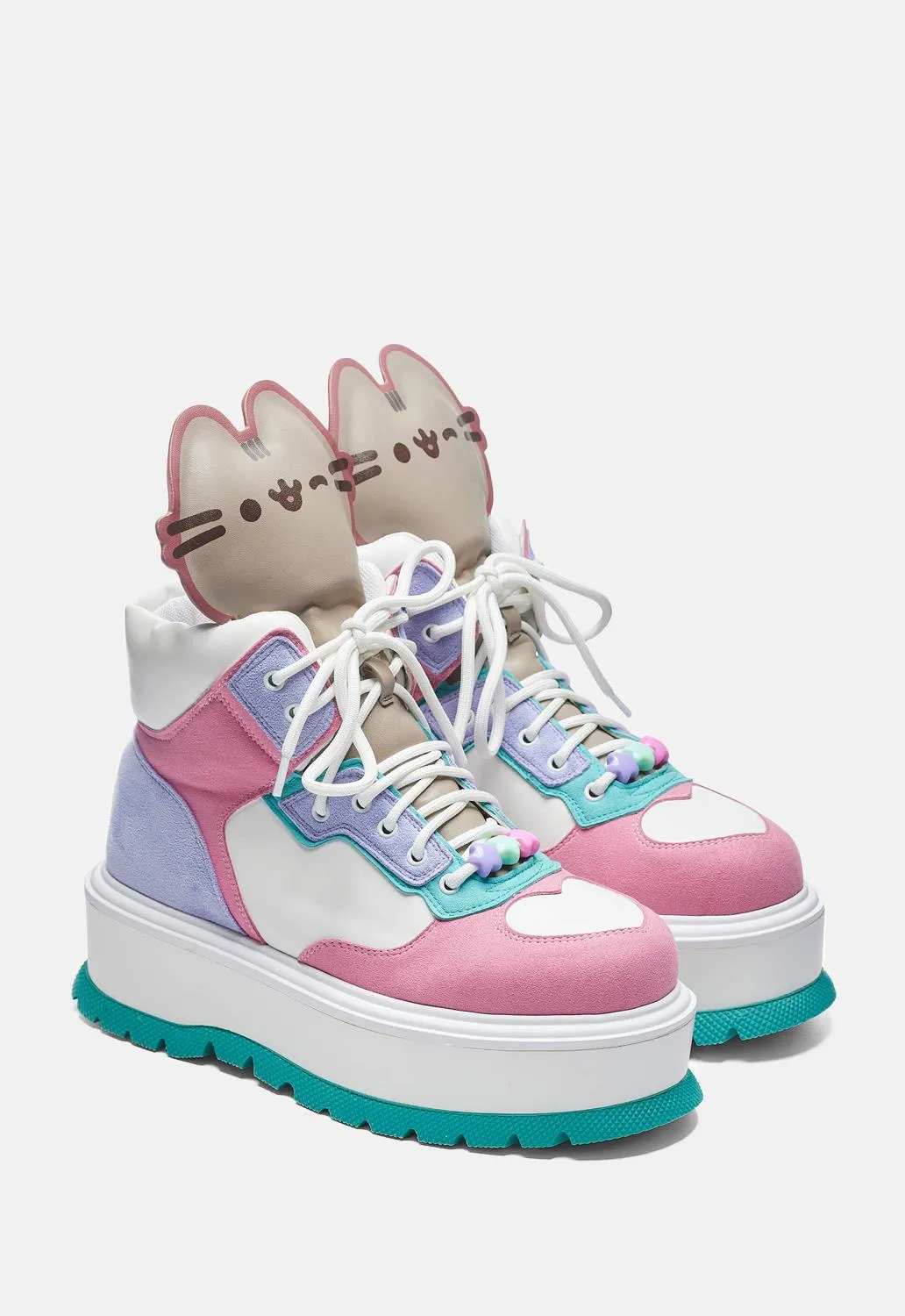 Pusheen Cuddles Pastel Platform Boots sold by Damaged Society product image thumbnail 2