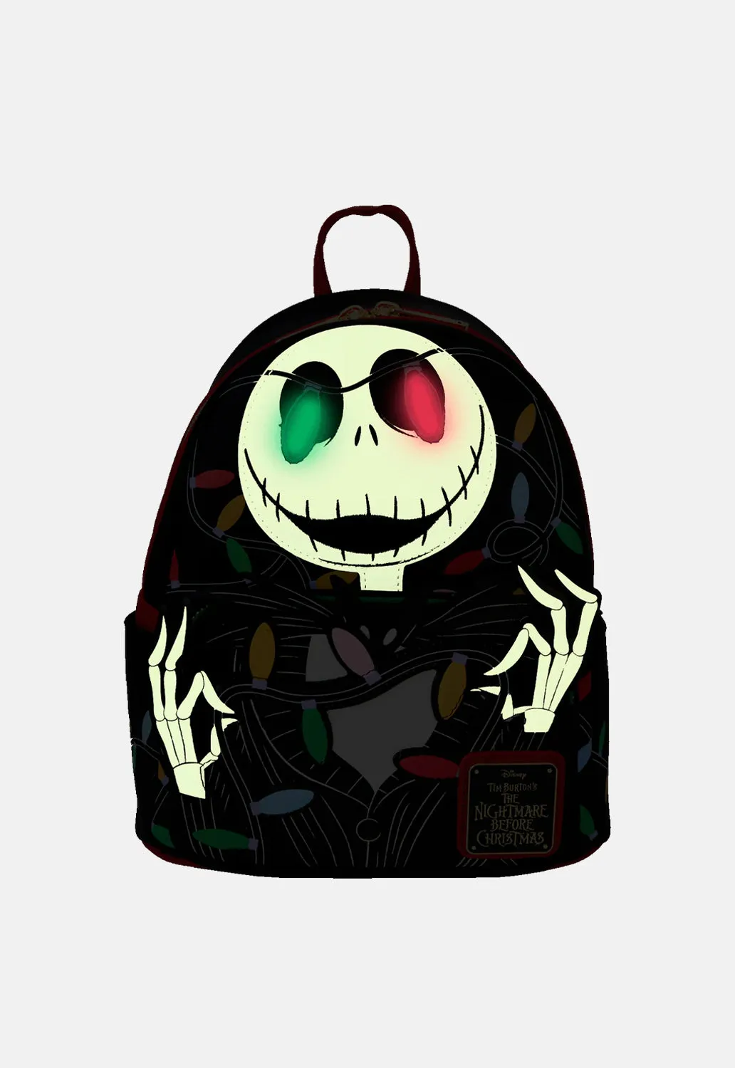 The Nightmare Before Christmas Jack Light Up Mini Backpack sold by Damaged Society product image thumbnail 2