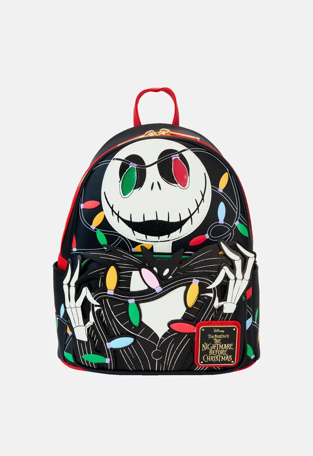 The Nightmare Before Christmas Jack Light Up Mini Backpack sold by Damaged Society