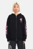 Love Wrapped Graphic Relaxed Zip Hoodie sold by Damaged Society