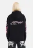 Love Wrapped Graphic Relaxed Zip Hoodie sold by Damaged Society