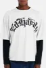 Panther Dragon Double Sleeve Long Sleeved Top sold by Damaged Society