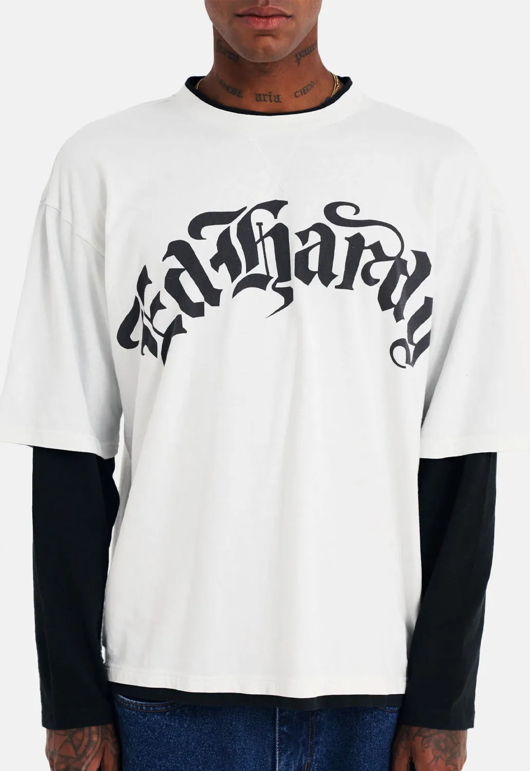 Panther Dragon Double Sleeve Long Sleeved Top sold by Damaged Society product image thumbnail 3
