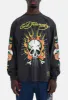 Skull Flame Long Sleeved Top sold by Damaged Society