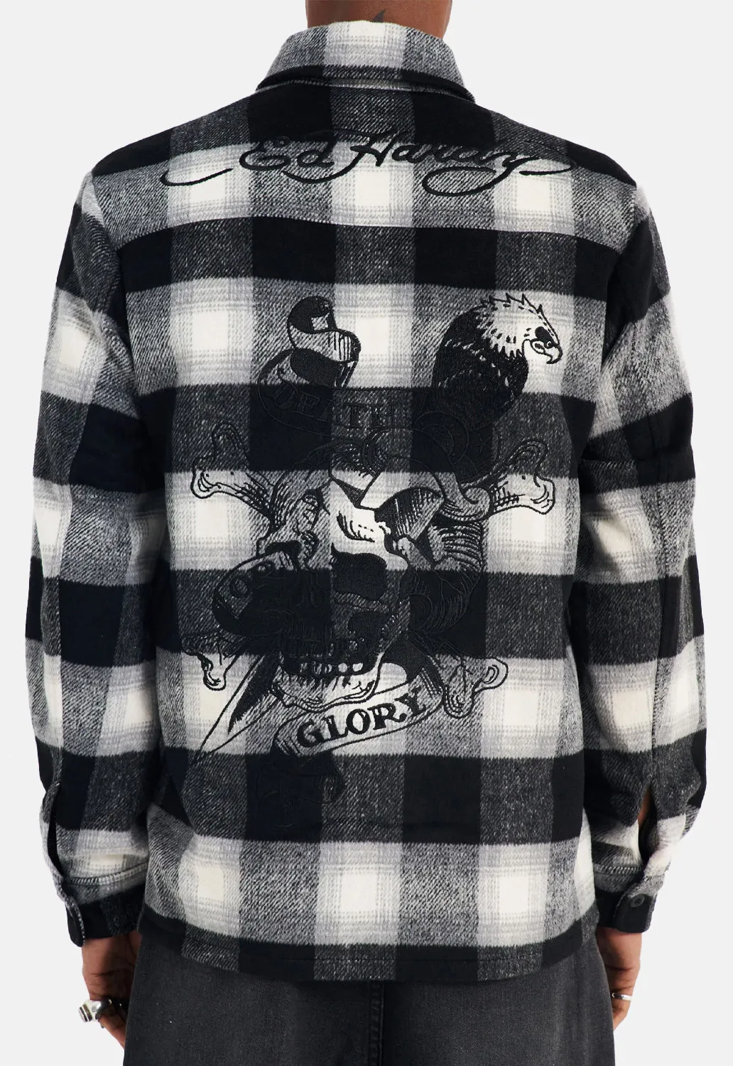 Death Of Glory Check Shirt sold by Damaged Society product image thumbnail 4