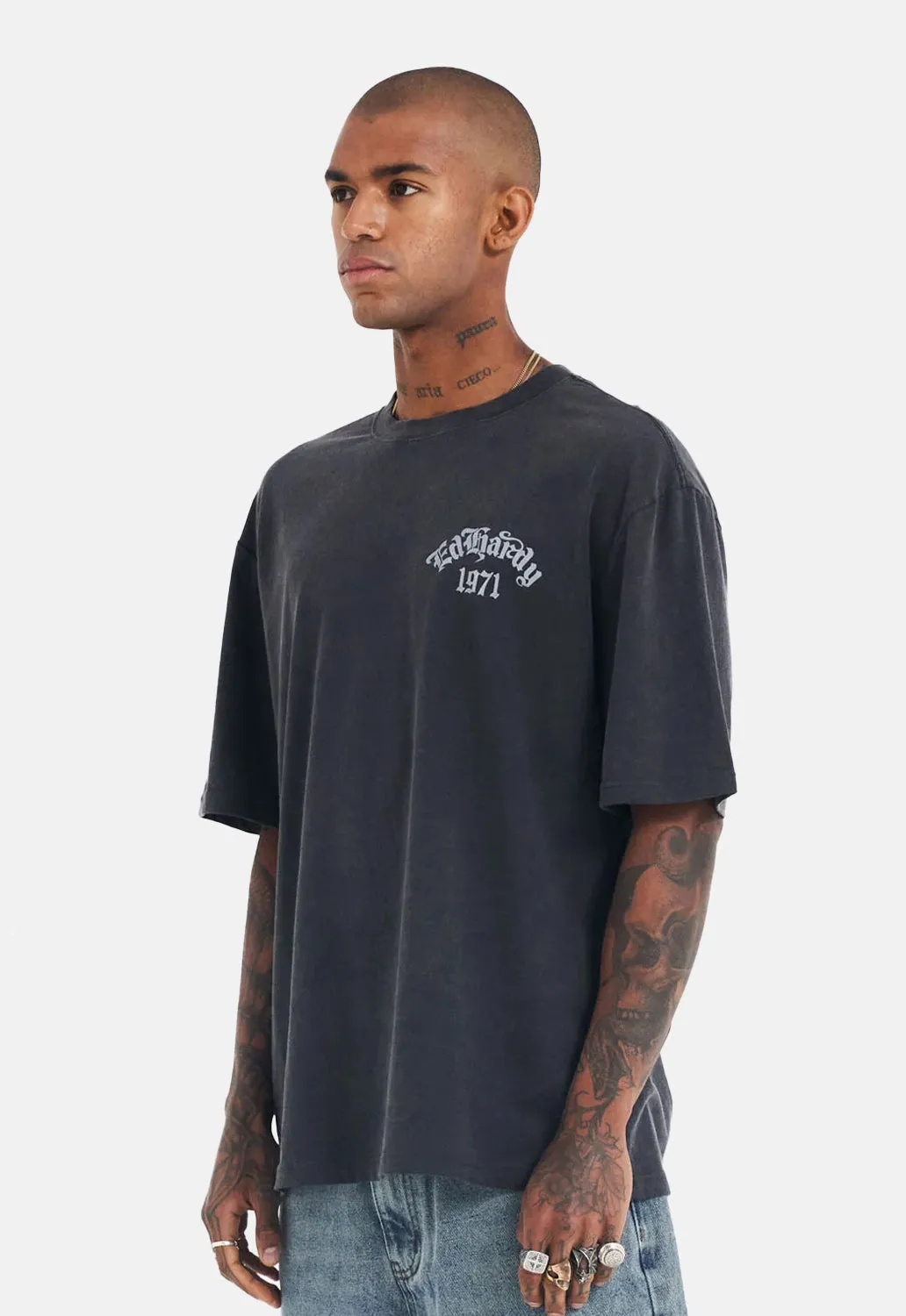 Snake & Skull Acid T-Shirt sold by Damaged Society product image thumbnail 2