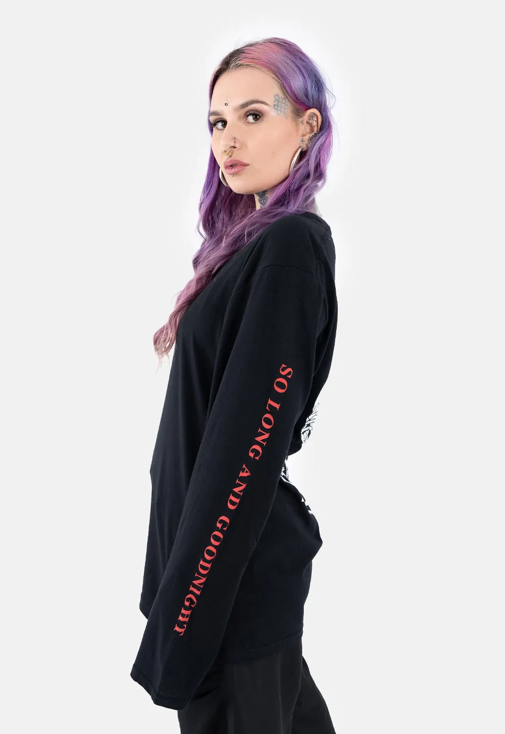 So Long Long Sleeved Top sold by Damaged Society product image thumbnail 5