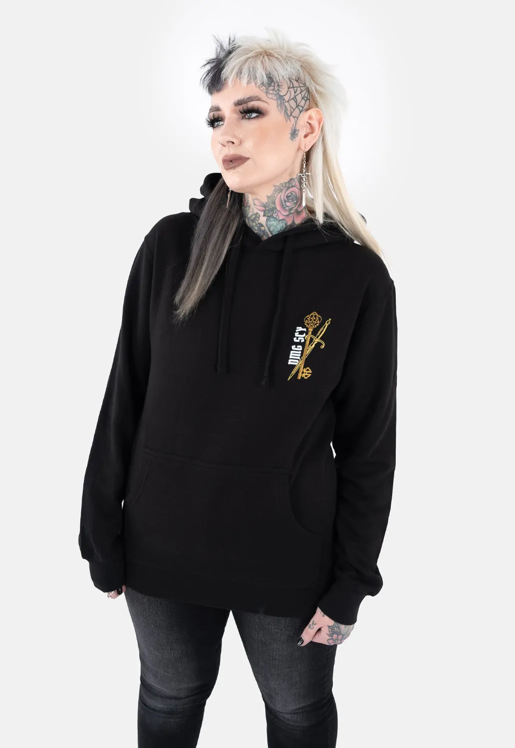 Crucify Hoodie sold by Damaged Society product image thumbnail 2