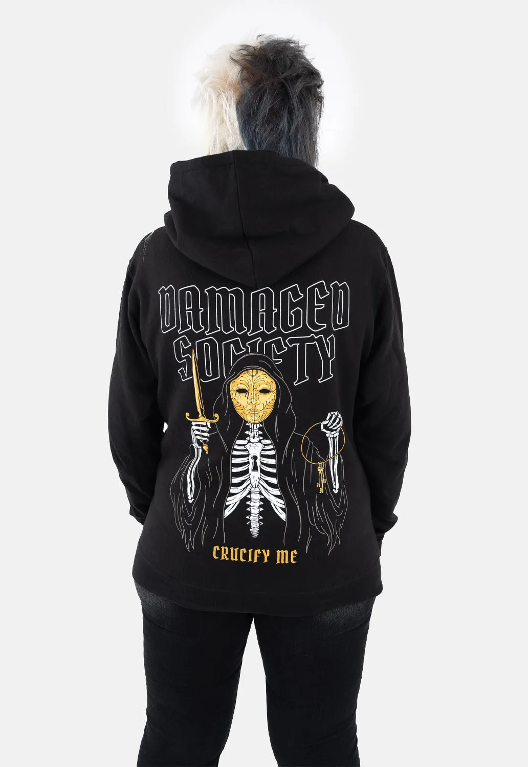 Crucify Hoodie sold by Damaged Society